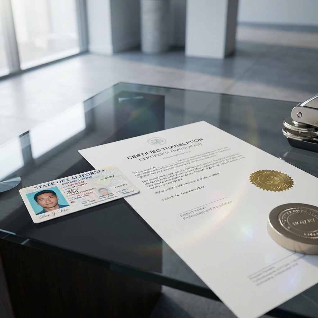 Нотариальный перевод водительского удостоверения