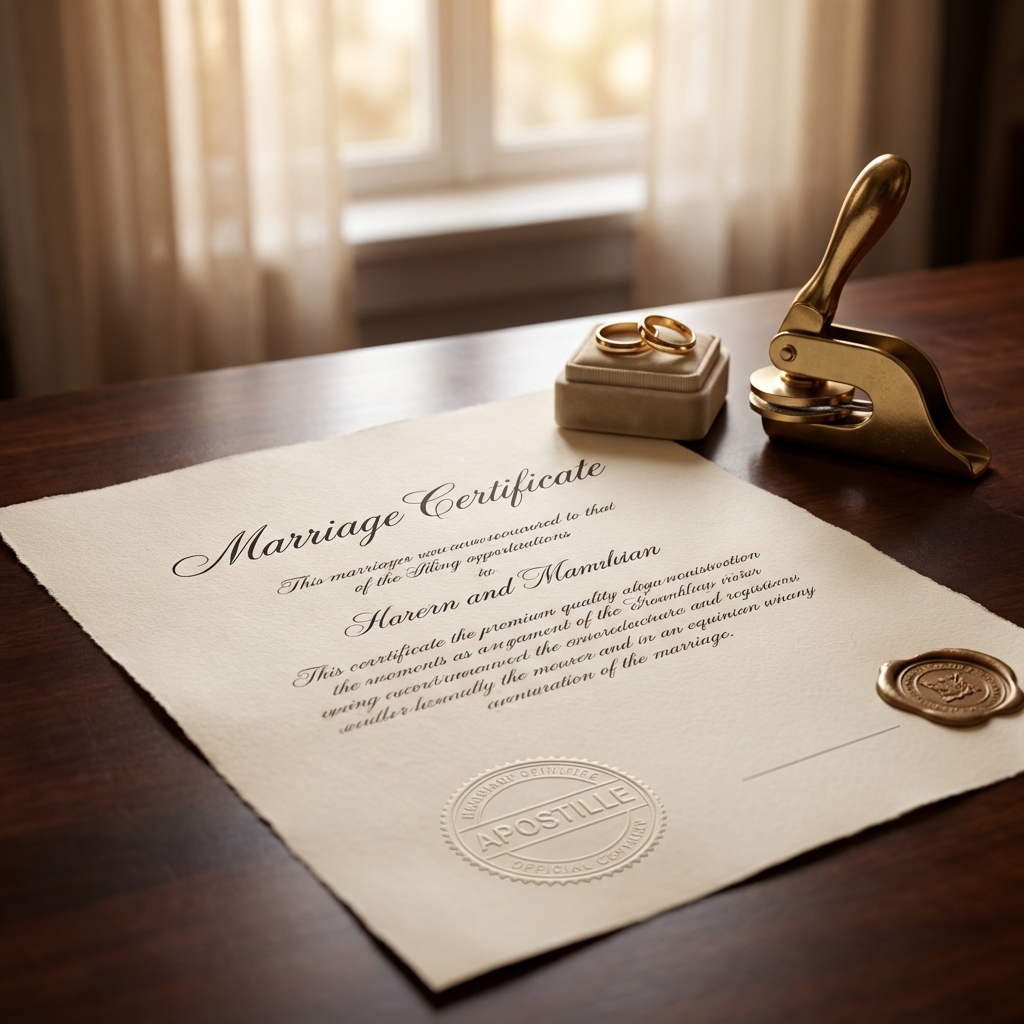 Апостиль на свидетельство о браке: инструкция